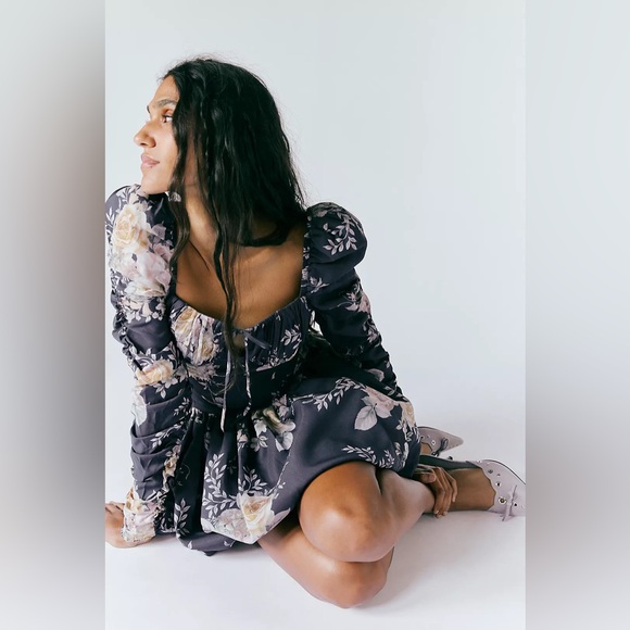 Free People Maison Amory The Giselle Long-Sleeve Mini Dress - Picture 4 of 7